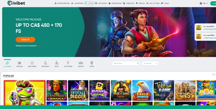 Ivibet screen main website
