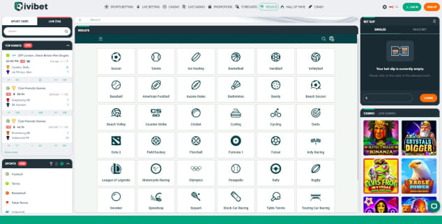 Ivibet screen main website